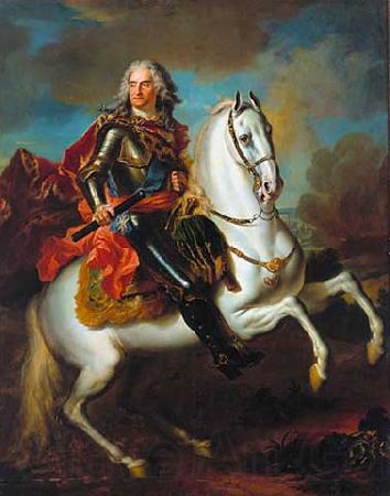 Louis de Silvestre Portrait of August II the Strong France oil painting art